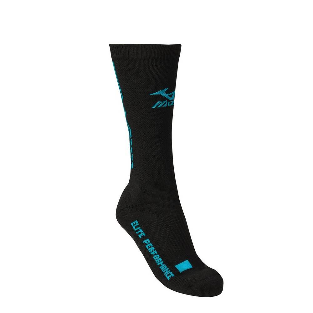 Mizuno Men's Legacy Crew Volleyball Socks Black/Blue (480178-JOK)